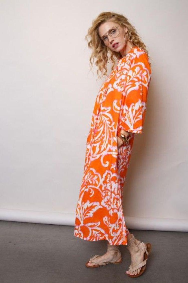 Emily Van Den Bergh Jurk Oranje dames (8607-15770 DRESS - 8607-156770.390) - GL Sport (Sluis)
