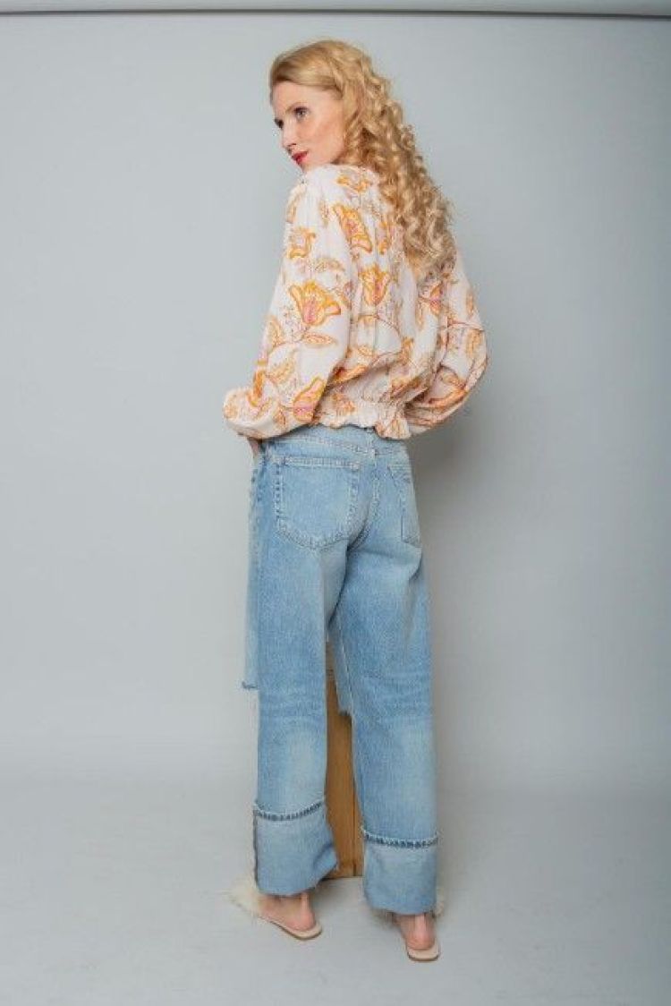 Emily Van Den Bergh Blouse Oranje dames (8825-157972 BLOUSE - 8825-157972.491) - GL Sport (Sluis)