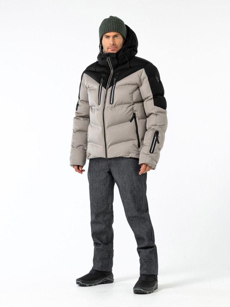 Falcon Jas Beige heren (ALESSANDRO MEN JACKET - ALESSANDRO.S049) - GL Sport (Sluis)