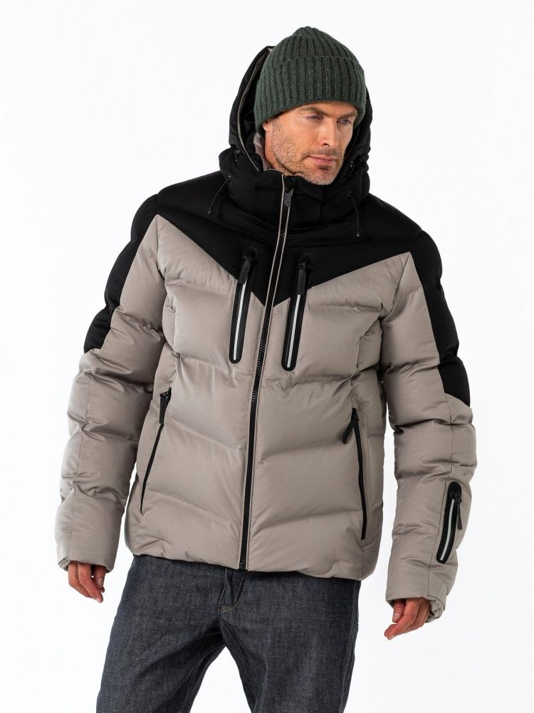 Falcon Jas Beige heren (ALESSANDRO MEN JACKET - ALESSANDRO.S049) - GL Sport (Sluis)