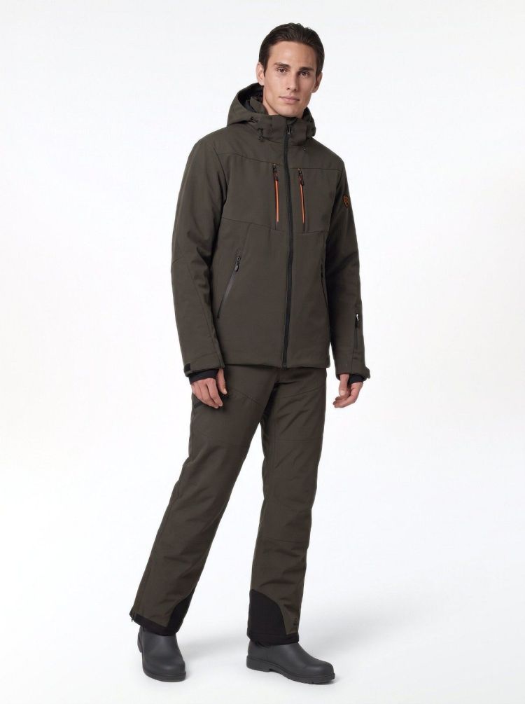 Falcon Ski-jas Olijfgroen heren (ALPHA MEN SKI JACKET - ALPHA.L121) - GL Sport (Sluis)