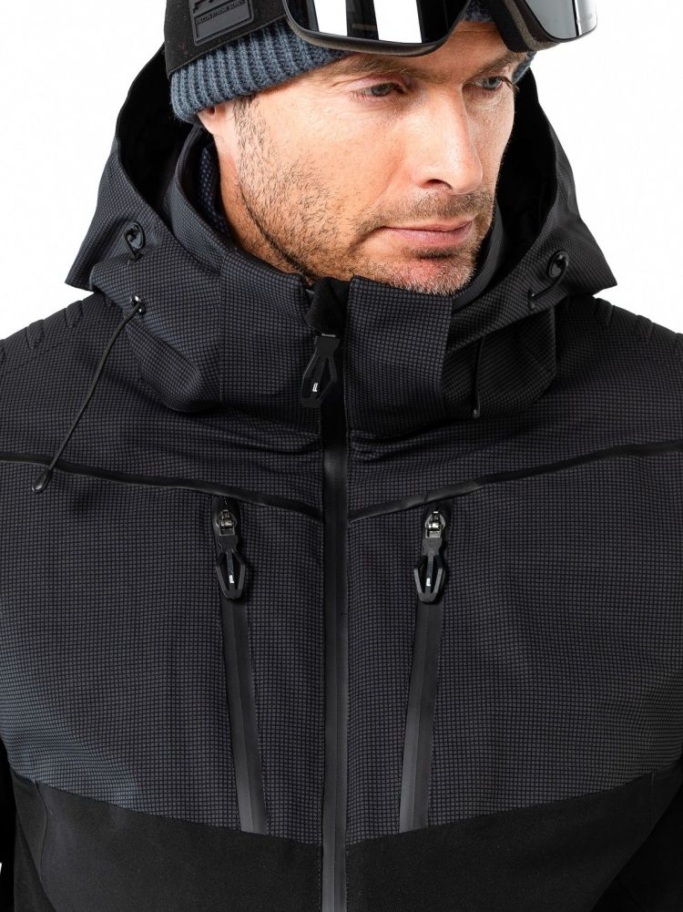 Falcon Ski-jas Zwart heren (BERYL MAN SKI JACKET - BERYL.B001) - GL Sport (Sluis)