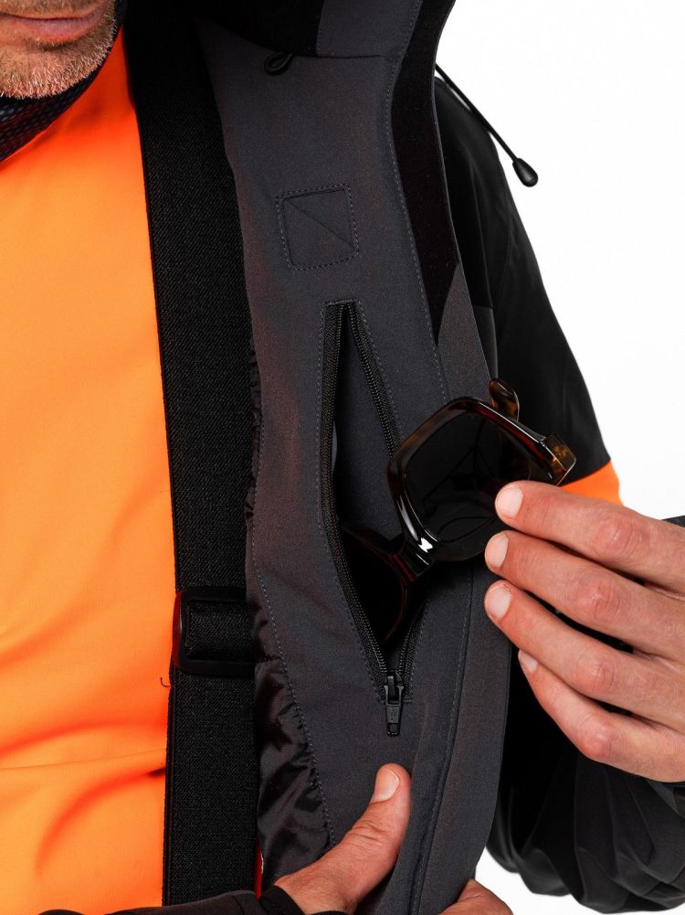 Falcon Ski-jas Grijs heren (BOLT MAN SKI JACKET - BRIAN.B030) - GL Sport (Sluis)