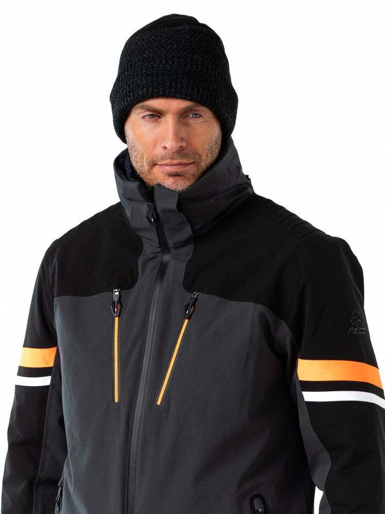Falcon Ski-jas Grijs heren (BOLT MAN SKI JACKET - BRIAN.B030) - GL Sport (Sluis)