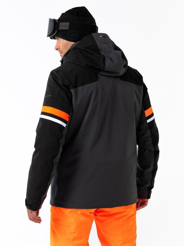 Falcon Ski-jas Grijs heren (BOLT MAN SKI JACKET - BRIAN.B030) - GL Sport (Sluis)