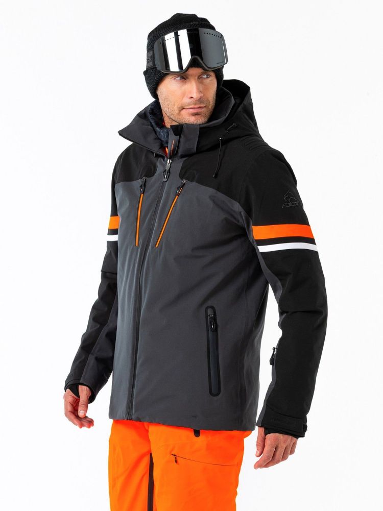 Falcon Ski-jas Grijs heren (BOLT MAN SKI JACKET - BRIAN.B030) - GL Sport (Sluis)
