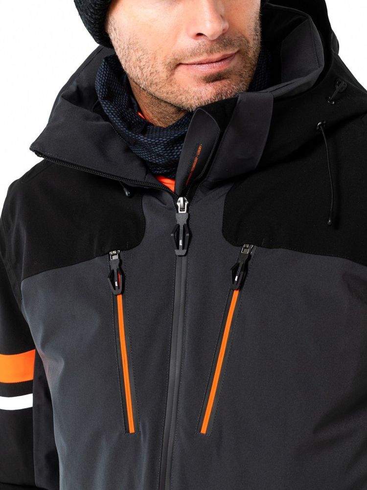 Falcon Ski-jas Grijs heren (BOLT MAN SKI JACKET - BRIAN.B030) - GL Sport (Sluis)
