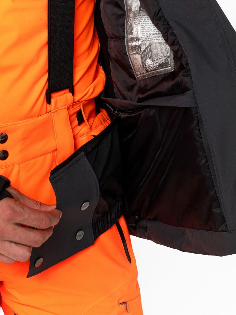 Falcon Ski-jas Grijs heren (BOLT MAN SKI JACKET - BRIAN.B030) - GL Sport (Sluis)