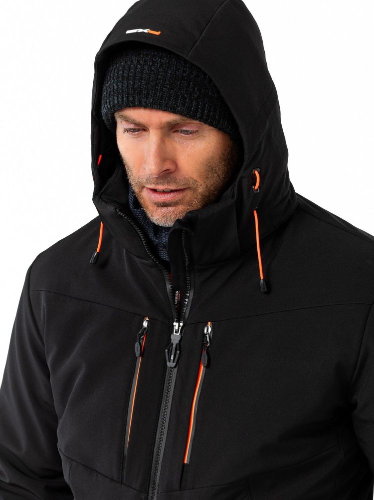 Falcon Ski-jas Zwart heren (BORIS MEN SKI JACKET - BORIS.B001) - GL Sport (Sluis)