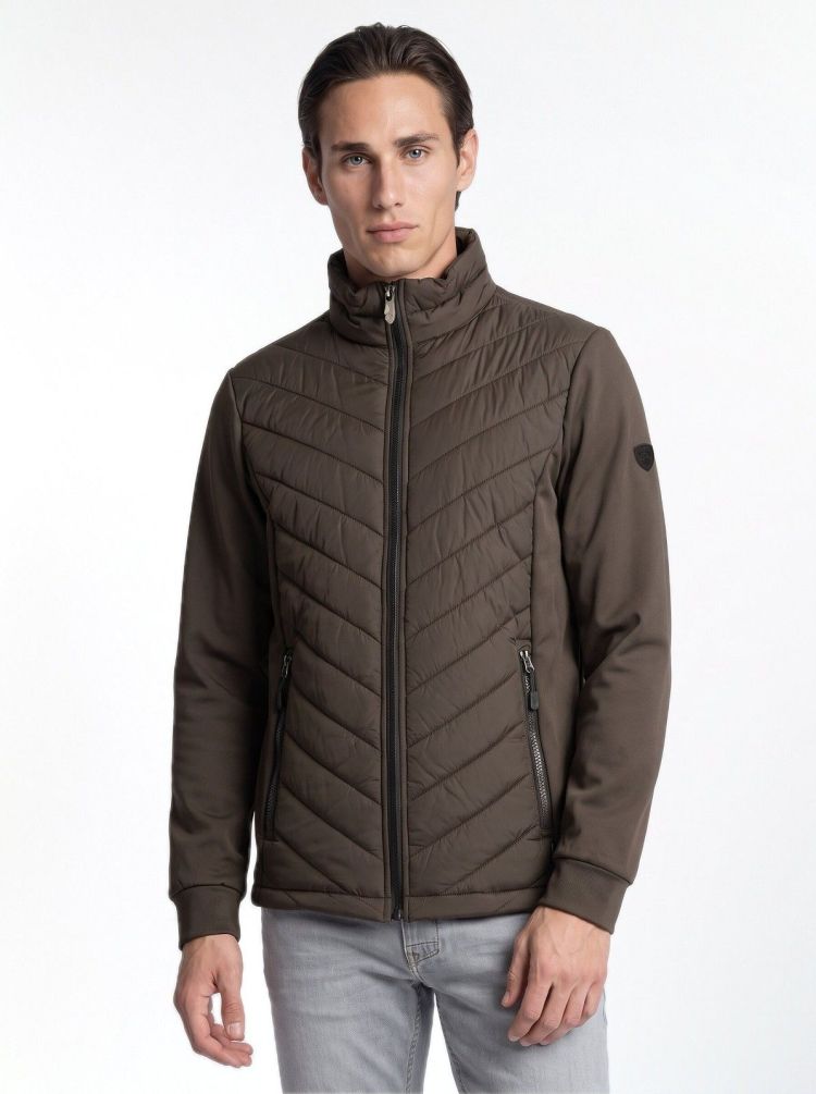Falcon Jas Olijfgroen heren (HARDY MEN FULLZIP JACKET - HARDY.L121) - GL Sport (Sluis)