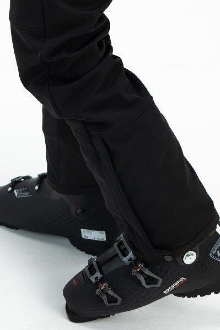 Falcon Skibroek Zwart heren (JOSHUA MEN SOFTSHELL SKI PANTS - JOSHUA.B001) - GL Sport (Sluis)