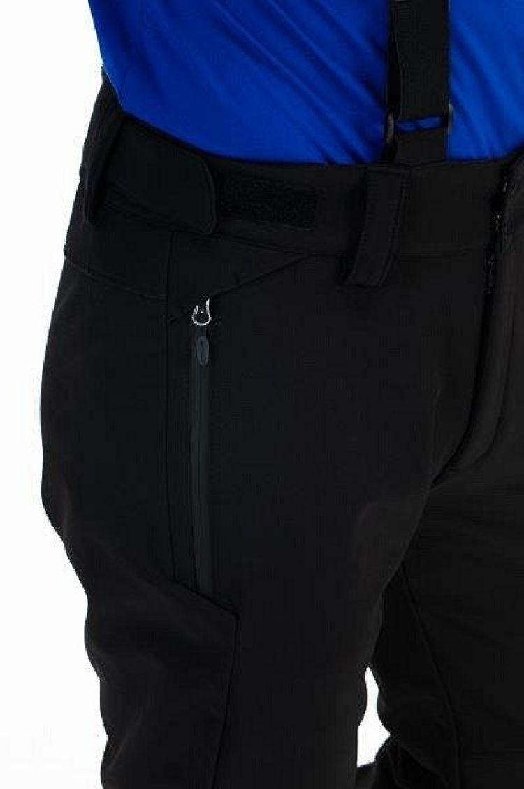 Falcon Skibroek Zwart heren (JOSHUA MEN SOFTSHELL SKI PANTS - JOSHUA.B001) - GL Sport (Sluis)