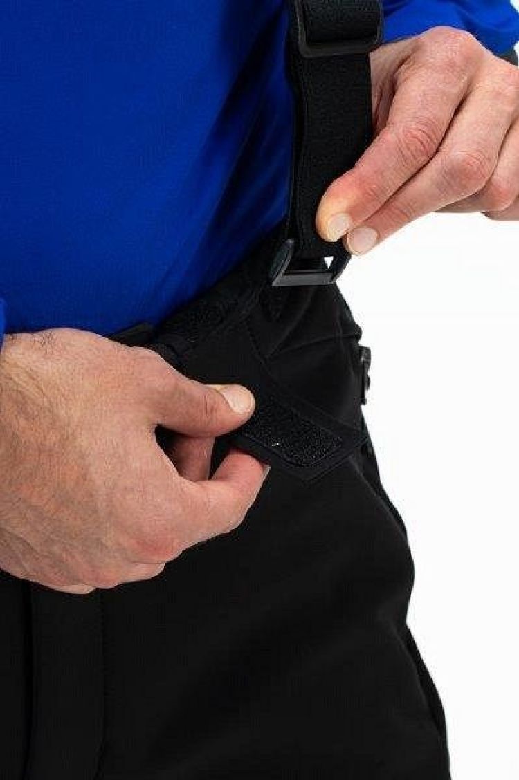 Falcon Skibroek Zwart heren (JOSHUA MEN SOFTSHELL SKI PANTS - JOSHUA.B001) - GL Sport (Sluis)
