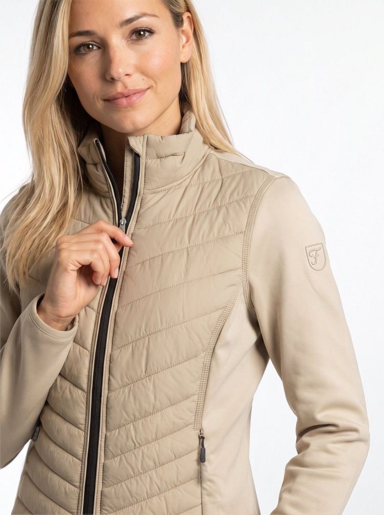 Falcon Jas Beige dames (LAURA LADY FULLZIP JACKET - LAURA.I038) - GL Sport (Sluis)