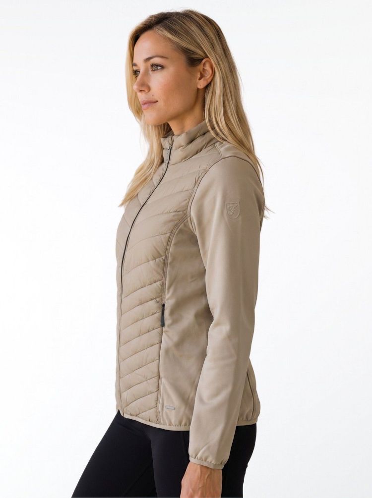 Falcon Jas Beige dames (LAURA LADY FULLZIP JACKET - LAURA.I038) - GL Sport (Sluis)