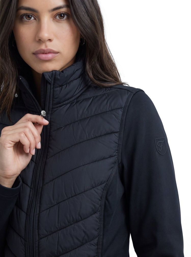 Falcon Jas Zwart dames (LAURA LADY FULLZIP JACKET - LAURA.B001) - GL Sport (Sluis)