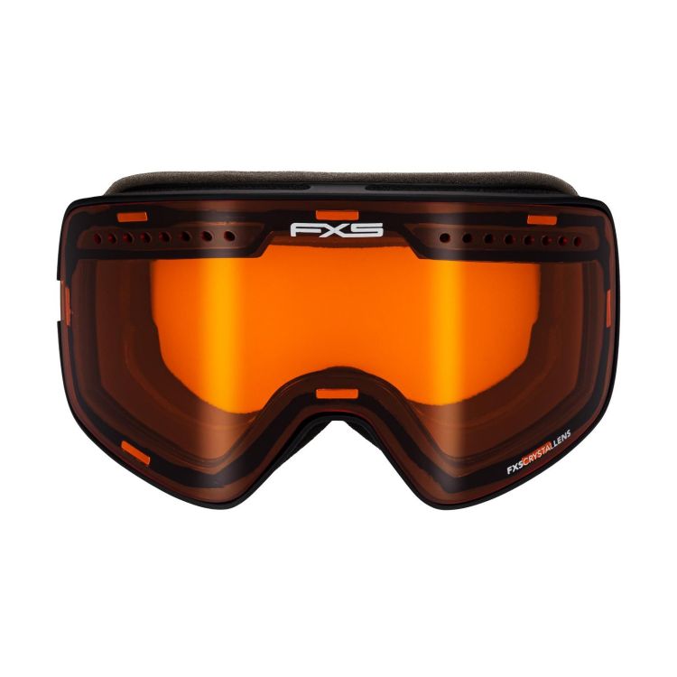 Falcon Skibril Zwart unisex (SKI GOGGLE FXS TWO - FXS.TWO.B001) - GL Sport (Sluis)