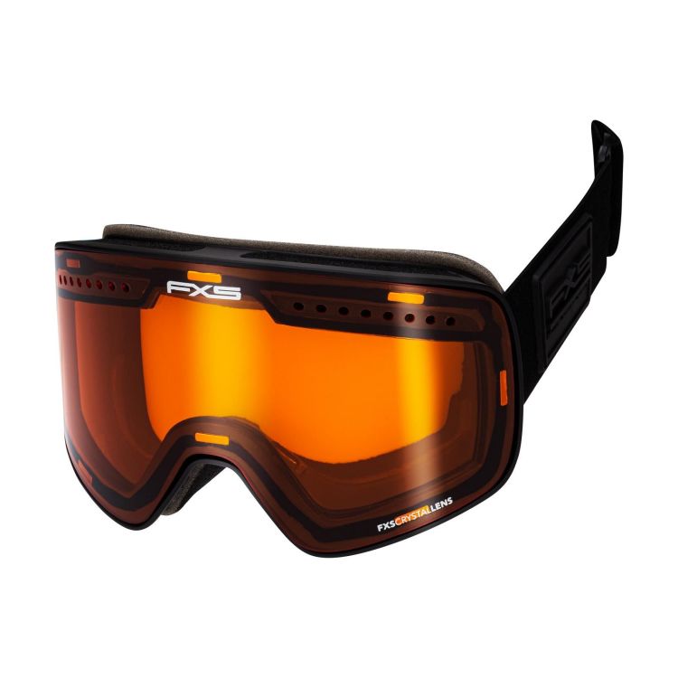 Falcon Skibril Zwart unisex (SKI GOGGLE FXS TWO - FXS.TWO.B001) - GL Sport (Sluis)