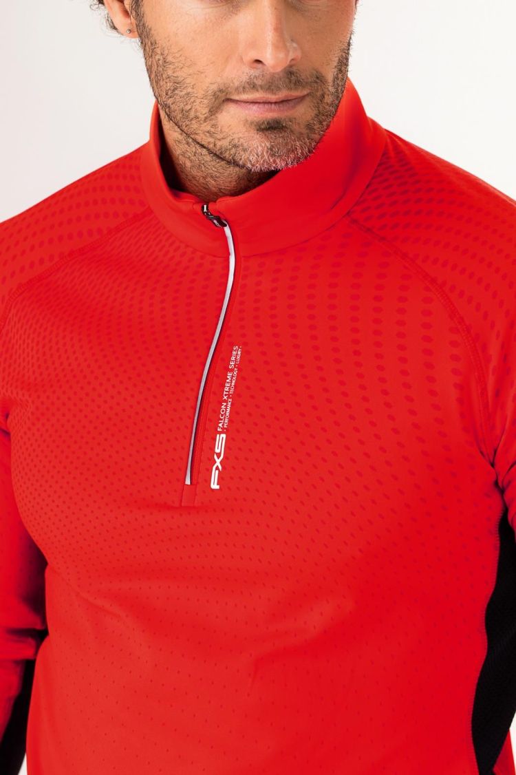 Falcon Skipully Oranje heren (VESPER MEN SKI PULLY - VESPER.O040) - GL Sport (Sluis)