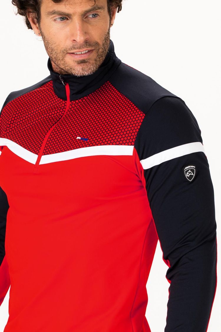 Falcon Skipully Oranje heren (VINN MEN SKI PULLY - VINN.O040) - GL Sport (Sluis)