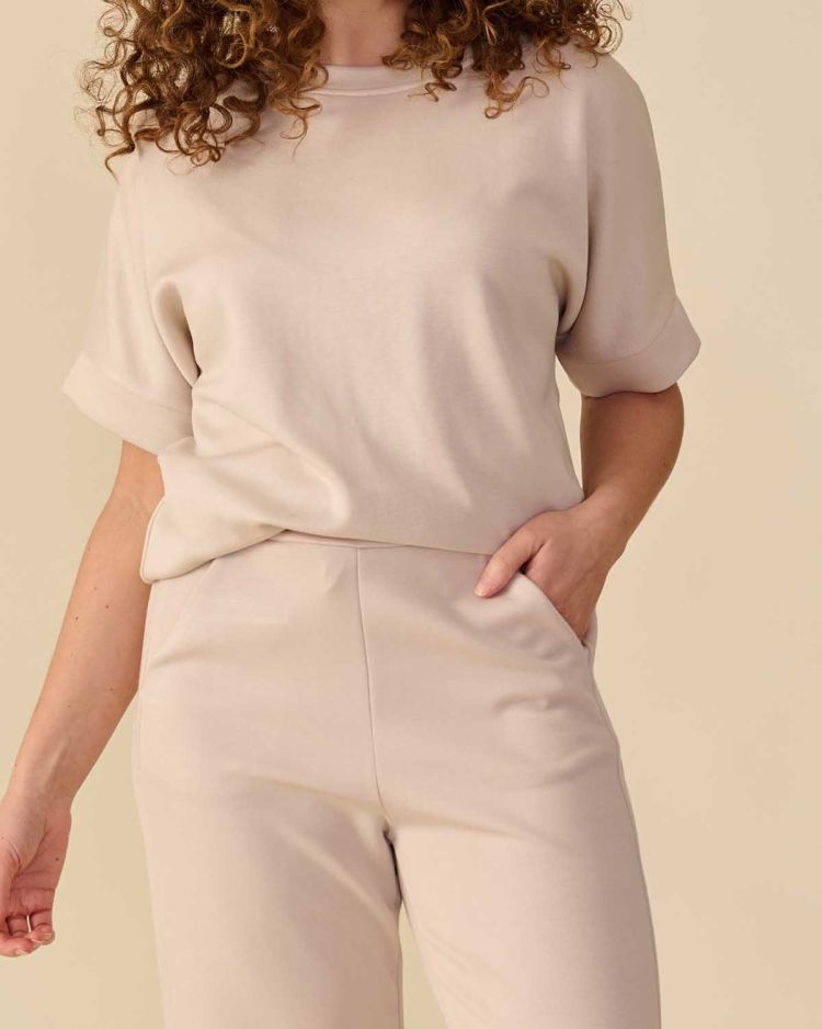 FOS Amsterdam Trui Beige dames (JET TRUI UNI - JET.7342.BEIGE) - GL Sport (Sluis)