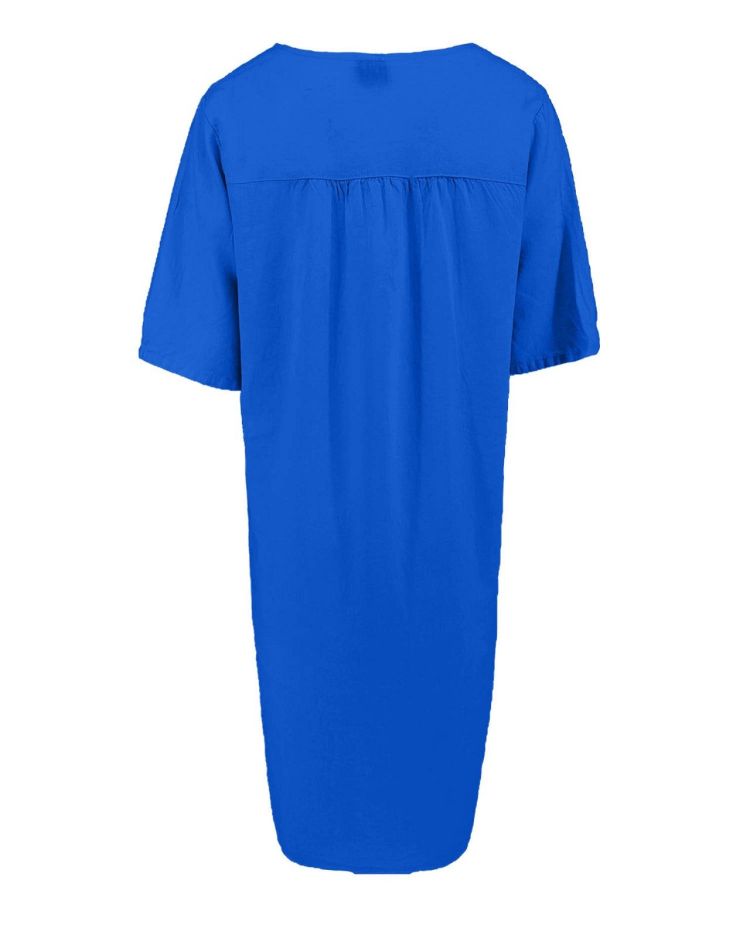 FOS Amsterdam Jurk Blauw dames (LINDE LINNEN DRESS - LINDE.1641.UNI-KOBALT) - GL Sport (Sluis)