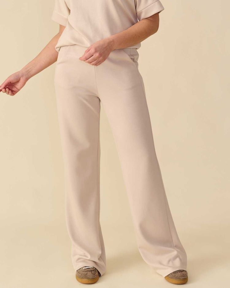 FOS Amsterdam Broek Beige dames (RIA BROEK UNI - RIA.7343.BEIGE) - GL Sport (Sluis)