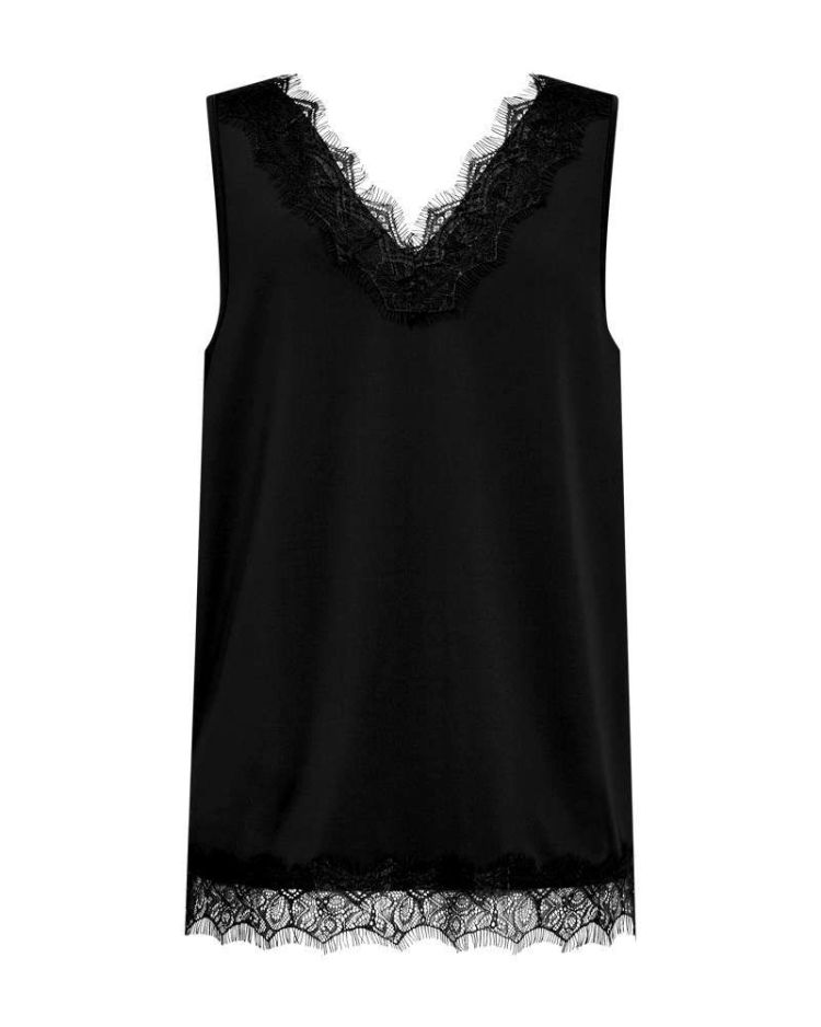 Freequent Top Zwart dames (BICCO TOP - BLACK - FQBICCO-ST.BLACK) - GL Sport (Sluis)