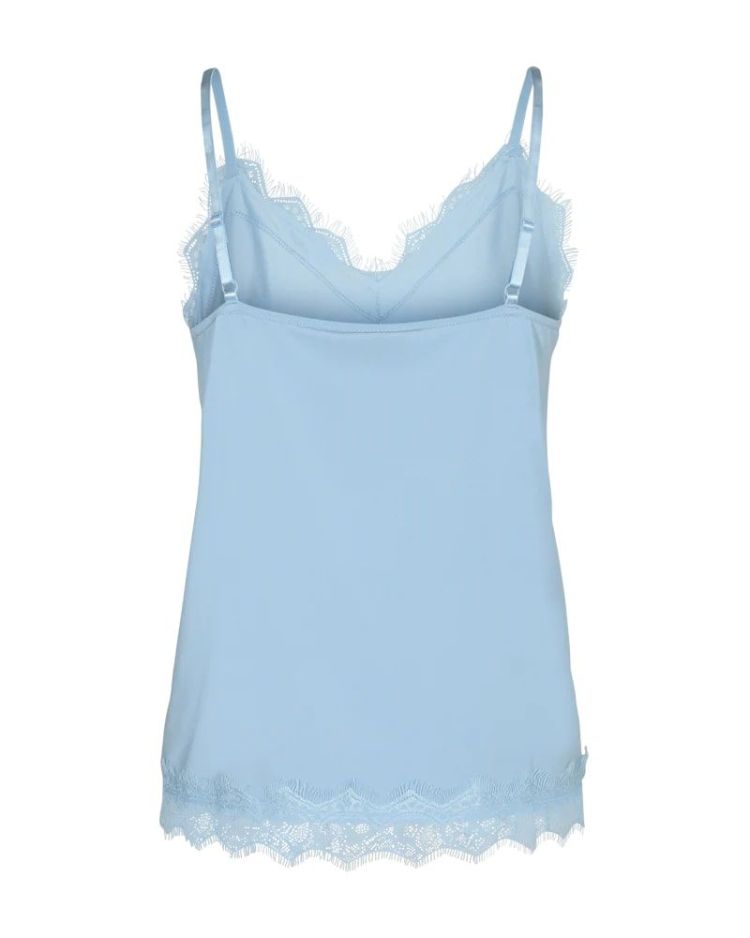 Freequent Top Blauw dames (BICCO TOP - CHAMBRAY BLUE - BICCO-ST.CHAMBRAYBLUE) - GL Sport (Sluis)