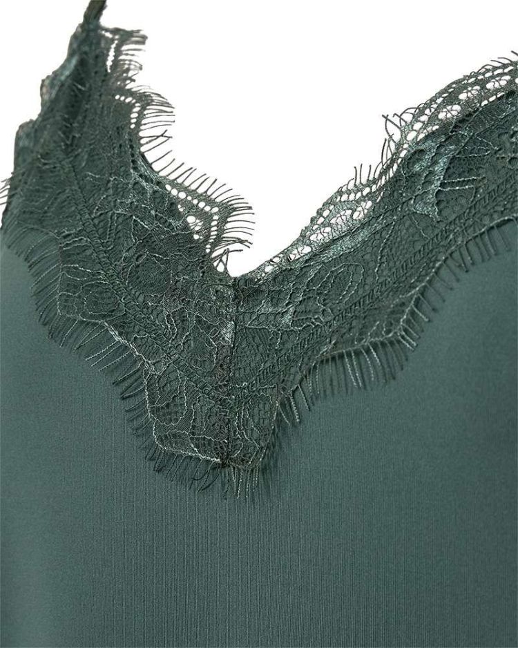 Freequent Top Groen dames (BICCO TOP - DARK FOREST - FQBICCO-ST.DFOREST) - GL Sport (Sluis)