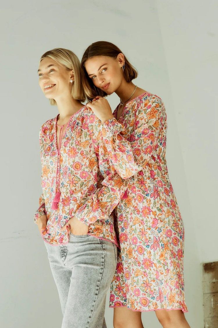 Freequent Blouse Multi dames (CARIN BLOUSE - FQCARIN.OFFWHITE) - GL Sport (Sluis)