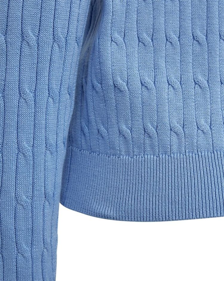 Freequent Pull Blauw dames (DODO PULLOVER CABLE KNIT - FQDODO.VISTABLUE) - GL Sport (Sluis)