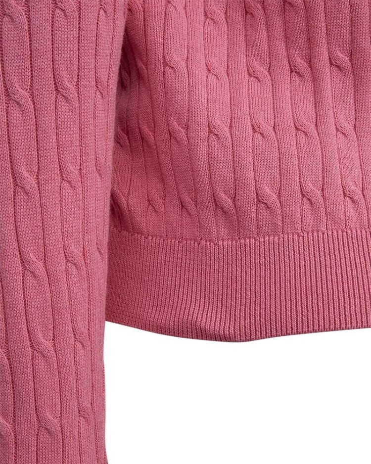 Freequent Pull Roze dames (DODO PULLOVER CABLE KNIT - FQDODO.WILDORCHID ) - GL Sport (Sluis)