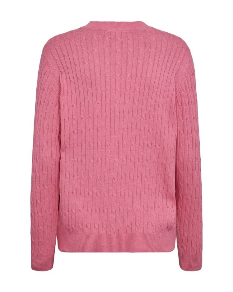 Freequent Pull Roze dames (DODO PULLOVER CABLE KNIT - FQDODO.WILDORCHID ) - GL Sport (Sluis)