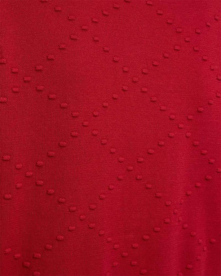 Freequent Pull Rood dames (DODO PULLOVER V-DOT PATTERN - FQDODO.TRUERED) - GL Sport (Sluis)