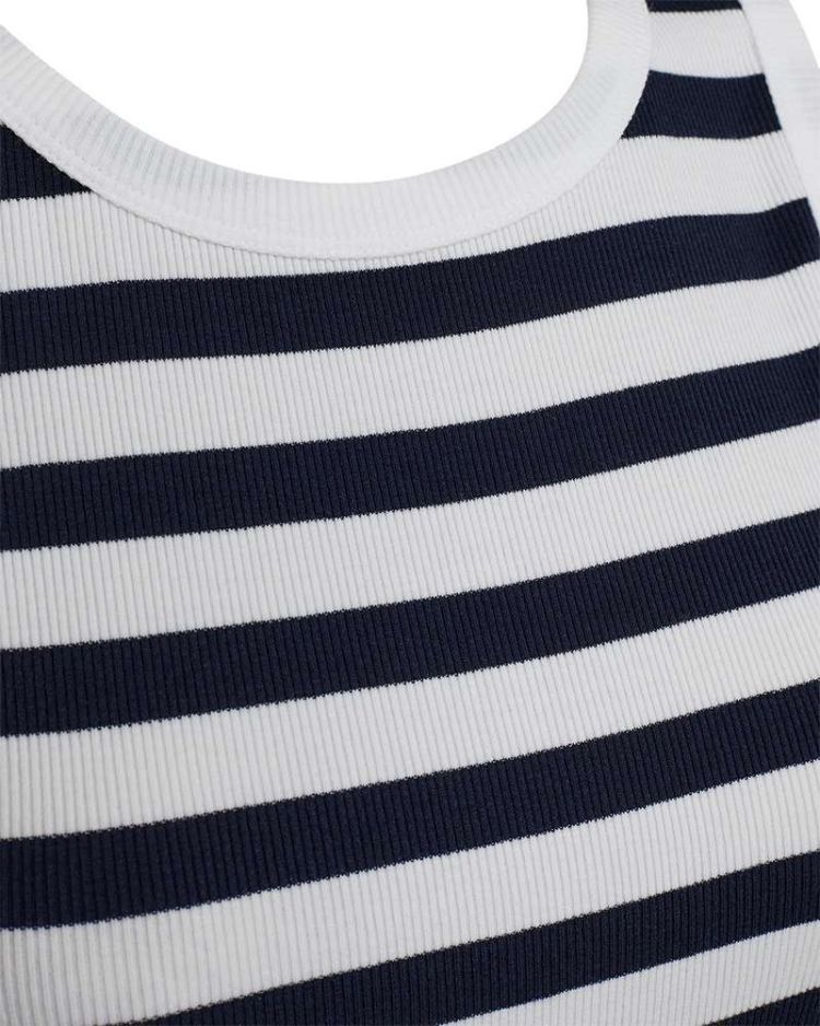 Freequent Top Wit dames (EFFY TANKTOP  - FQEFFY-TO.WHITE/NAVBLAZ) - GL Sport (Sluis)