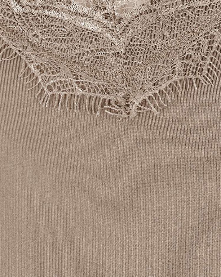 Freequent Top Beige dames (FQBICCO TOP - DESERT TAUPE - 120962.DESERTTAUPE) - GL Sport (Sluis)