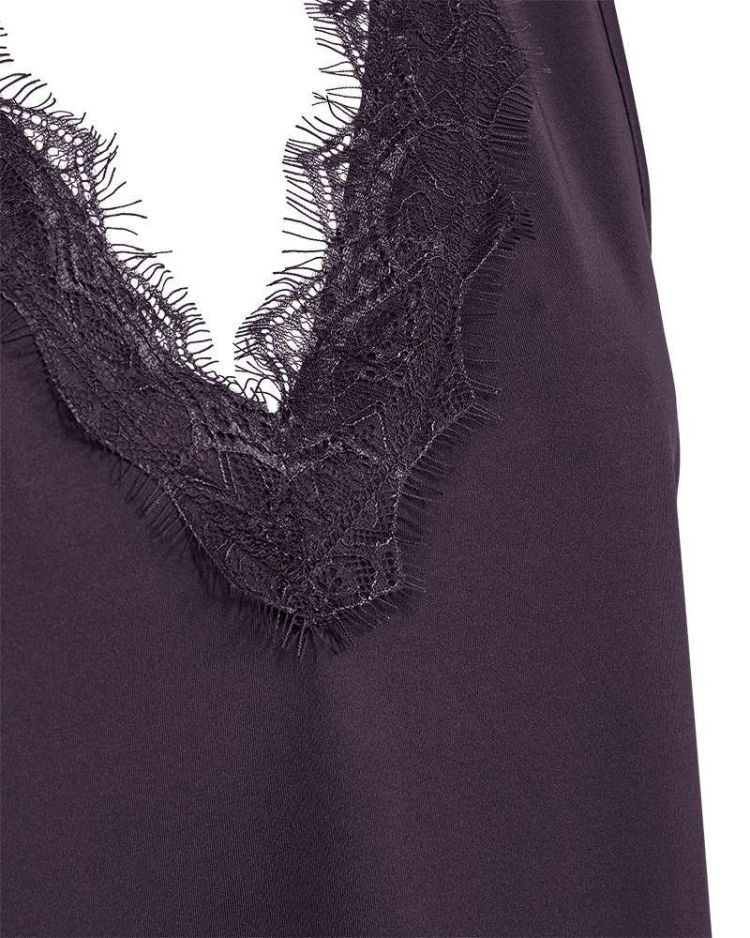 Freequent Top Paars dames (FQBICCO TOP - NIGHTSHADE - 206329.NIGHTSHADE) - GL Sport (Sluis)