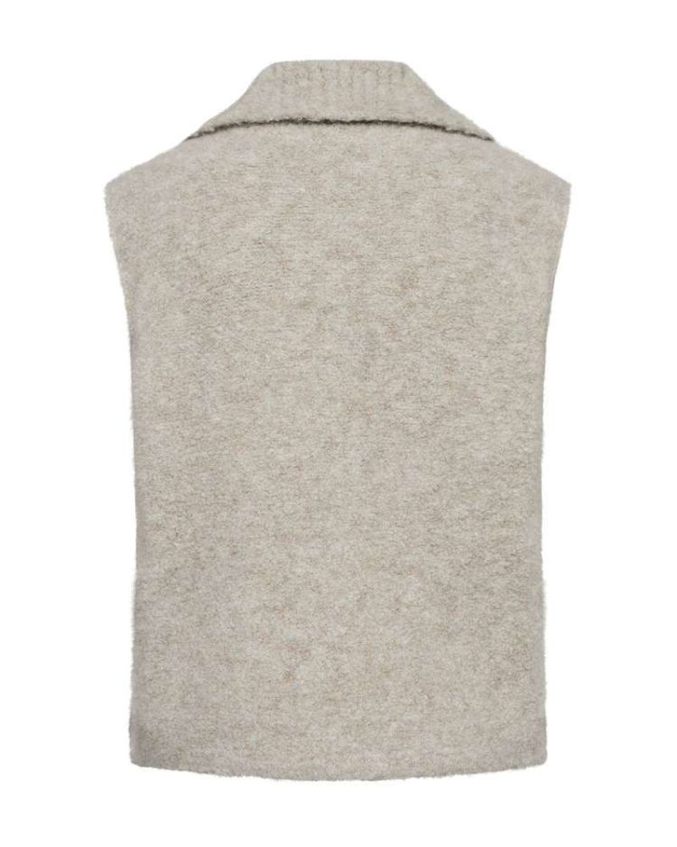 Freequent Bodywarmer Beige dames (FQGRSCHRISTA WAISTCOAT - 211793.MOONBEAM) - GL Sport (Sluis)