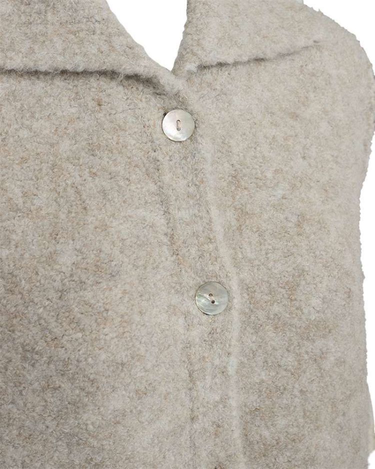 Freequent Bodywarmer Beige dames (FQGRSCHRISTA WAISTCOAT - 211793.MOONBEAM) - GL Sport (Sluis)