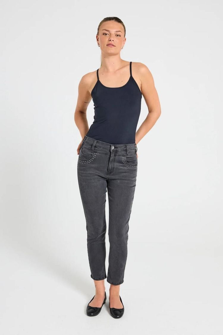 Freequent Jeans Zwart dames (FQHARLOW JEANS - FQHARLOW-JE.BLACK) - GL Sport (Sluis)