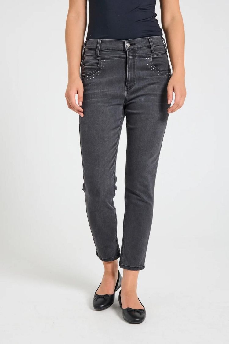 Freequent Jeans Zwart dames (FQHARLOW JEANS - FQHARLOW-JE.BLACK) - GL Sport (Sluis)