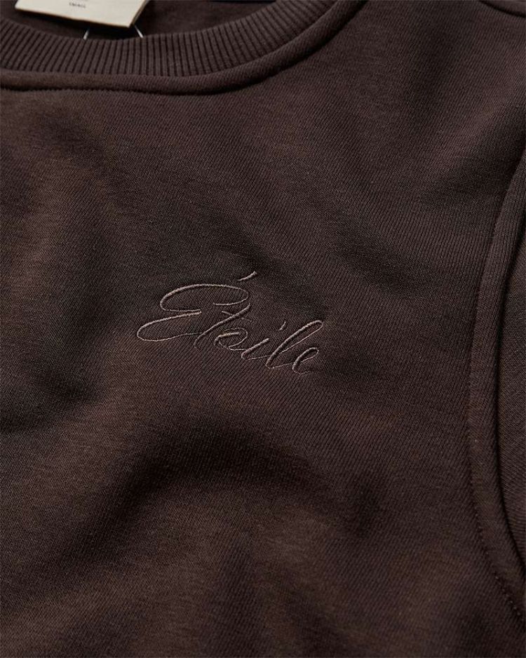 Freequent Pull Bruin dames (FQKAMELA PULLOVER - 212039.MOLE) - GL Sport (Sluis)
