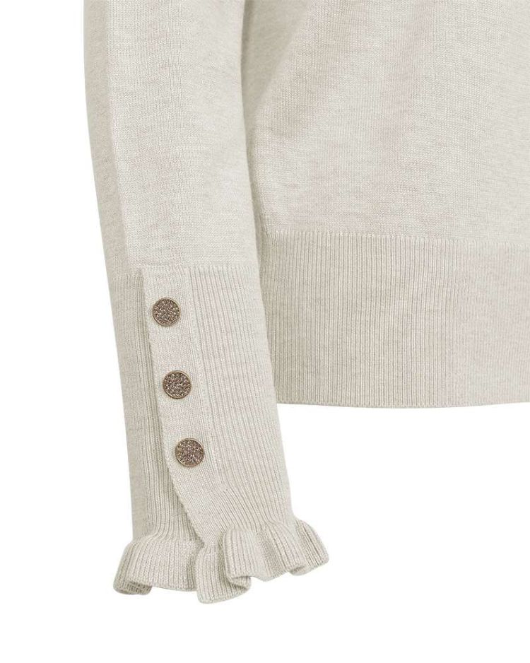 Freequent Pull Beige dames (FQKATIE PULLOVER TURTLE NECK - 205095.MOONBEAM) - GL Sport (Sluis)