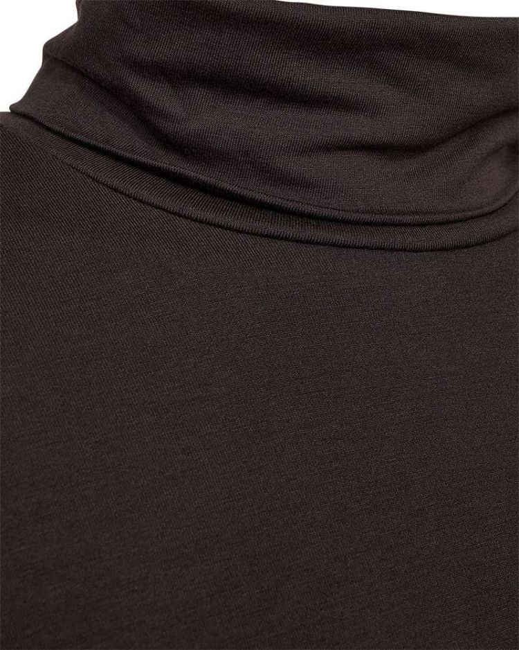 Freequent T-shirt lange mouw Bruin dames (FQLIANA HIGH NECK LS - 116610.MOLE) - GL Sport (Sluis)