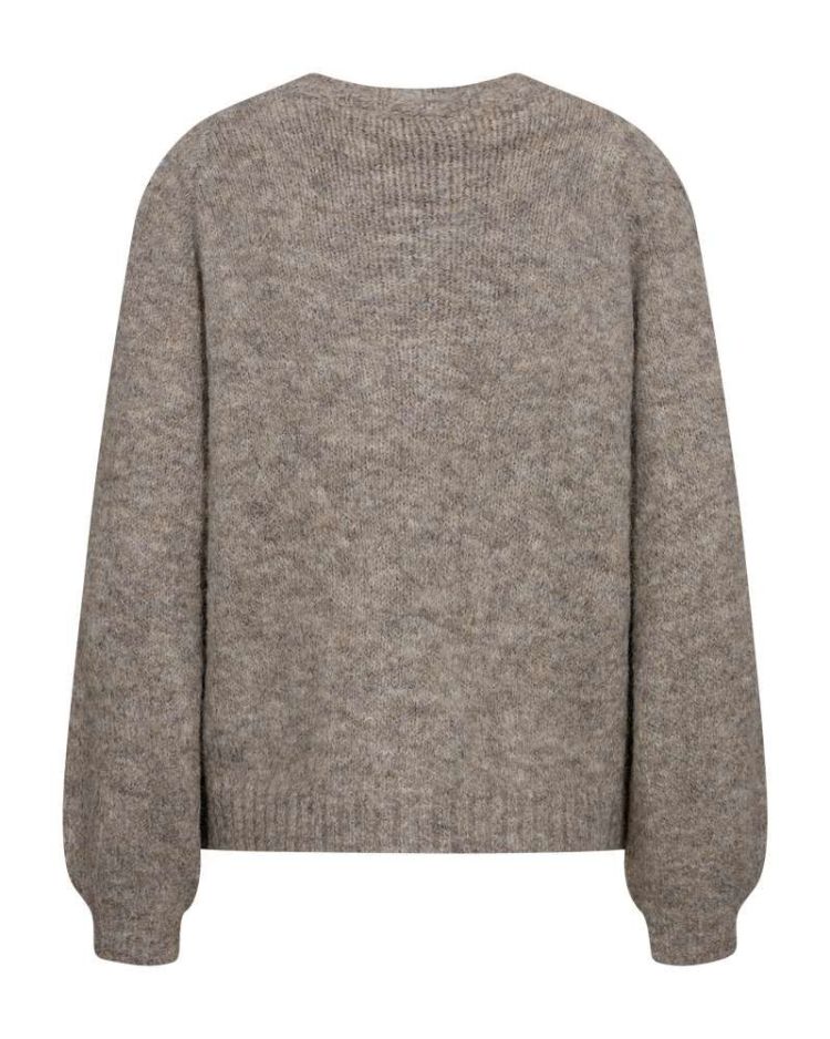 Freequent Vest Taupe dames (FQLOUISA CARDIGAN - 202236.DESERTTAUPE) - GL Sport (Sluis)
