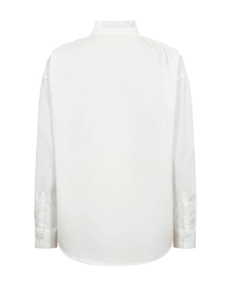 Freequent Blouse Off-white dames (FQMALAY SHIRT - 211721.OFFWHITE) - GL Sport (Sluis)