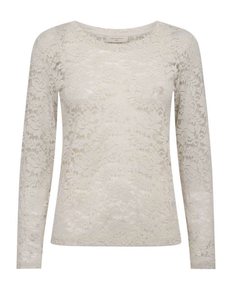 Freequent T-shirt Beige