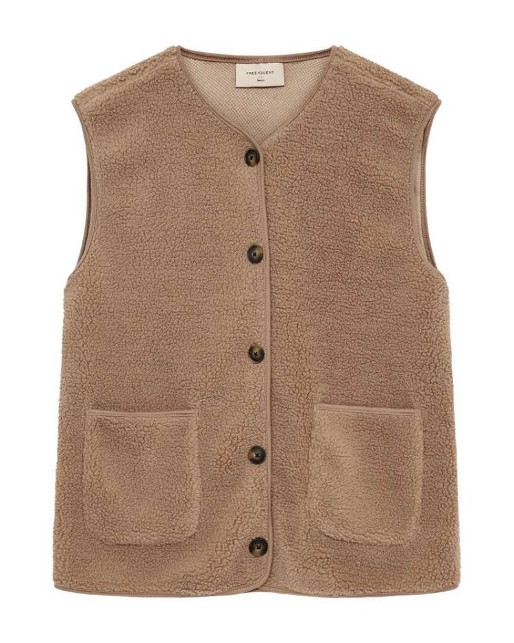 Freequent Bodywarmer Taupe