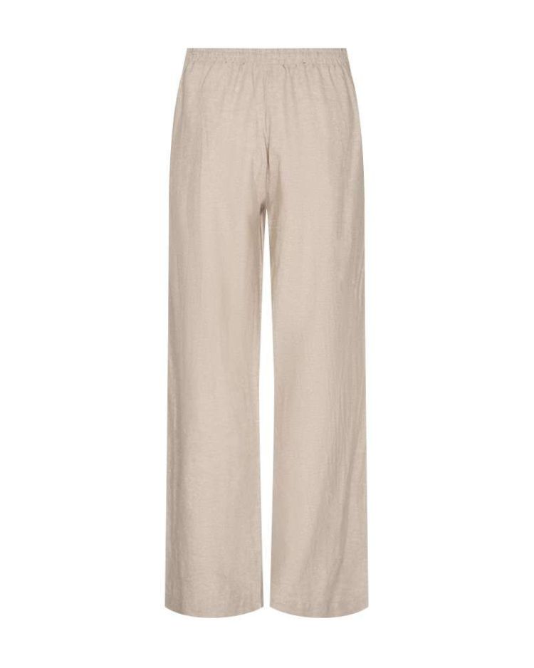 Freequent Broek Beige dames (LAVA LONG PANTS - FQLAVA.SANDMEL) - GL Sport (Sluis)